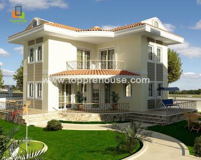 China Modern Luxury Lightweight Prefab Steel Structure Holiday Floating Home Customized Morden Villas Luxurious Are Ready For Sale for sale