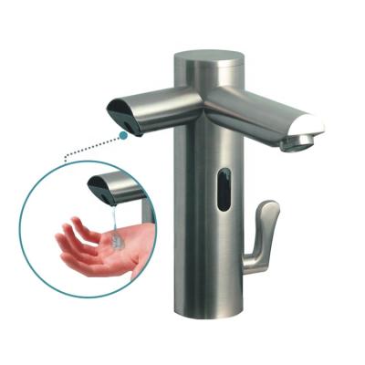 China Sense Faucets NZMAN Hand Free Basin Sensor Automatic Faucet With Soap Dispenser for sale