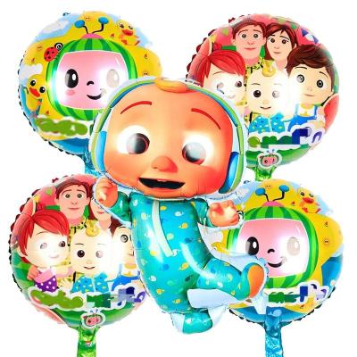 China Festival Decoration Selection Cartoon Party Balloons Cartoon Melon Watermelon Balloon Cocos Balloons Adult Children Party Theme Decorations for sale