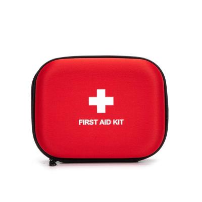 China Universal First Aid Hard Case Use Empty First Aid Shell Case First Aid Hard EVA Hard Red Medical Bag for First Home Care Emergency for sale