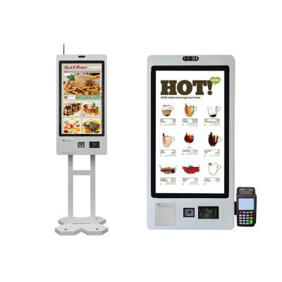 China 32 Inch Android Unmanned Counter Restaurant Self Ordering Kiosk  for KFC Mcdonald's Ordering Kiosk zu verkaufen