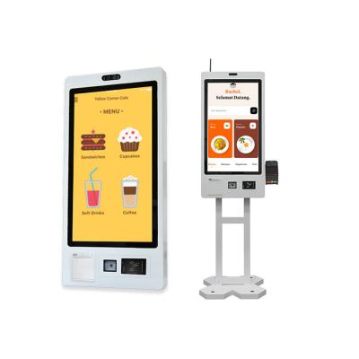 Cina 27 Inch Touchscreen Self Ordering Payment Kiosk Wall mounted / Standalone for Restaurant in vendita