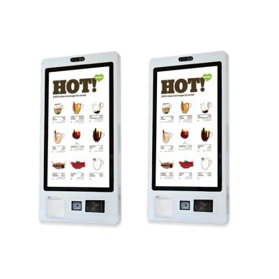 China Fast Food Restaurant Self Ordering Payment Kiosk With Thermal Printer Scanner QR Code zu verkaufen