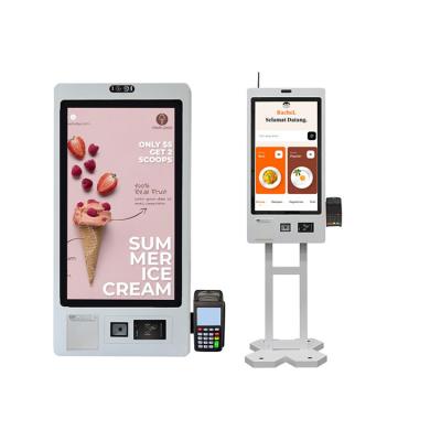 China POS Payment Terminal Kiosk Touchscreen Cash Boutique Selbstbedienungs-Bestellkiosk zu verkaufen