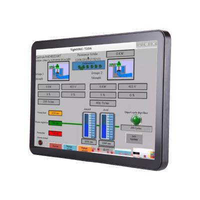 China Monitores com tela sensível ao toque de 21 polegadas I3 janela de montagem 10 painel industrial à prova d'água PC à venda