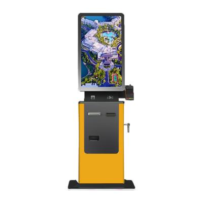 China Touch Screen Thermal Printer Interactive Cash Payment Kiosk for Hotel ATM Machine for sale