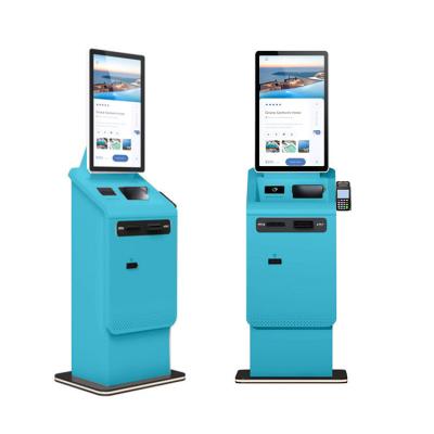 Китай Self Service Kiosk Interactive Touch Screen Cash Acceptor Currency Exchange Self Service Payment Kiosk продается