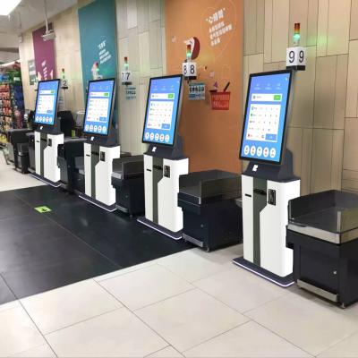 China Payment Kiosk Ticket Printer Tourism Theater Cinema Ticket Vending Kiosk for sale