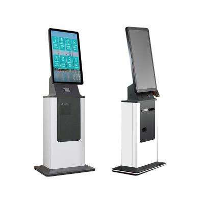 China 32 Inch Self Service Cash Kiosk with Passport Reader and Touch Screen Payment Solution for sale