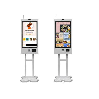 China 27inch Multi-Purpose Self Service Terminal Kiosk Wall Mounted With Printer QR Reader zu verkaufen