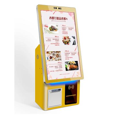 China Wall Mounted Restaurant Ordering Kiosk High Resolution 1920*1080P For Restaurants for sale