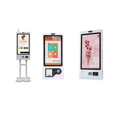 China Android/Win7/8/10 Self Service Ordering Kiosk for Restaurants Wall Mounted Design Te koop