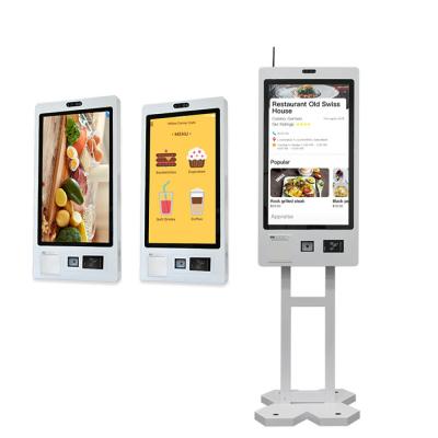 China Wall Mounted Android Self Ordering Kiosk Restaurant Touch Screen Food Ordering Kiosk Machine Te koop