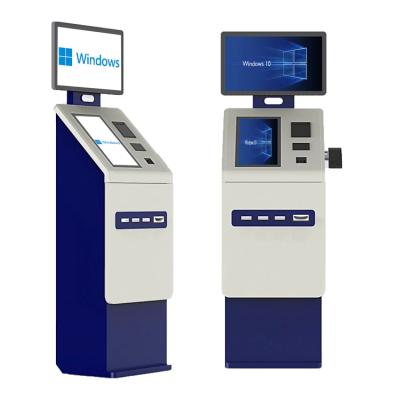 Chine Kiosque de paiement en espèces Multi Payment avec imprimante thermique Windows/Linux Software et affichage LCD à vendre