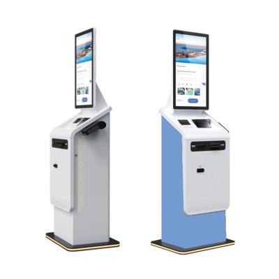 Cina Crtly 32 Inch Android Self Cash Payment Self Service Kiosk elettronico con stampante di biglietti in vendita