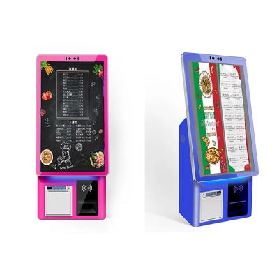 中国 Fast Food 21.5 24 32 Inch Touch Screen POS Self Checkout Machine Self-Service Payment Ordering Kiosk For Restaurants 販売のため