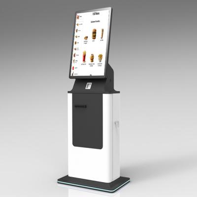 China Capacitive Touch Interface Self Payment Kiosk With Biometric Security And Credit Card Payment zu verkaufen