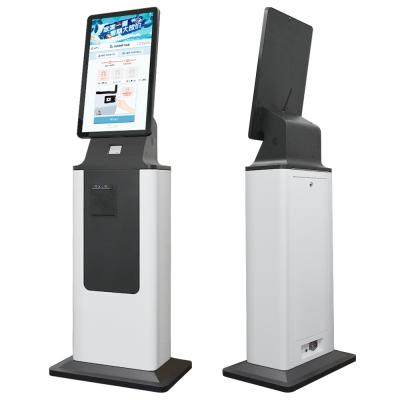 China Wall Mounted Self Cashier Machine With 10points Capacitive Touch And Biometric Authentication zu verkaufen