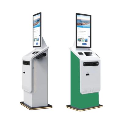 China Capacitive Touch Self Service Kiosk with Thermal Printer Scanner Camera and RFID zu verkaufen