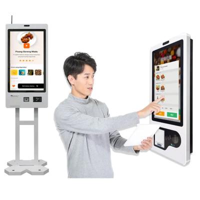 China Floor Stand Self Ordering Kiosk With QR And RFID Reader For Secure Transactions zu verkaufen