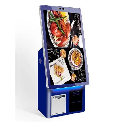 China Customizable Desktop Self Ordering Kiosk With Ticket Printing And Scanner For Restaurants zu verkaufen