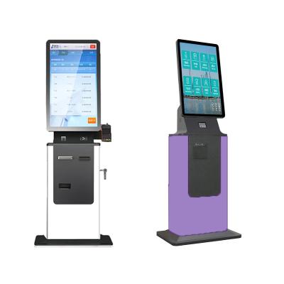 China 21.5 Thermalpapier-Check-in-Kiosk mit Kapazitäts-Touch- und Stahlgehäuse zu verkaufen