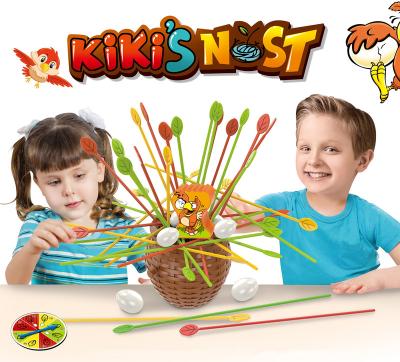 China YIWU ALLAHINE Eco-Friendly Material Preschool Children's Toys Party Interactive Game Hen Nest Game Board Games for sale