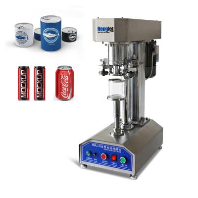 China Professional Food Factory Custom Automatic Box Seamer Closing Tuna Paste Tin Pet Aluminum Can Sealing Filling Seaming Machine for sale