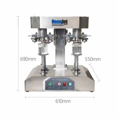 China Newest Plastic Food Soda Can Sealing Machine Automatic Tin Can Sealer with Cup Holder for Bubble Tea Shop Business for sale