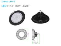 China 60C High Bay Warehouse Lighting 100W 12000LM Round Led High Bay for sale