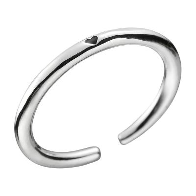 China Durable 925 sterling silver ring, female, cute, simple, versatile, INS, popular, fashionable, the same style for sale