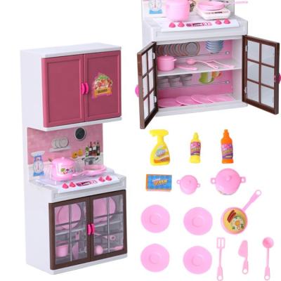 China Funny Educational Toy Kitchen Toys For Girls Kids 12 Years Cooking Set Pretend Play 2021 1 Set for sale