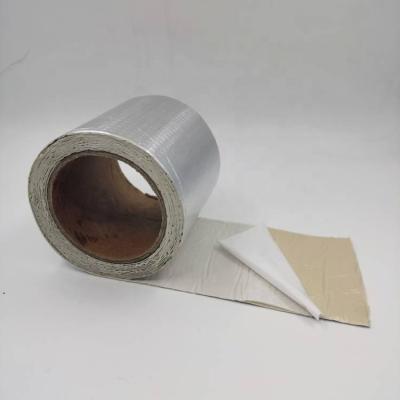 China Waterproof Aluminum Laminated AL/PET Polyester Film Tape For Flexible Air Duct And Cable for sale