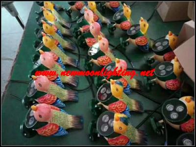 China updated colorful  newest decoration bird style waterproof outdoor led flood light for sale