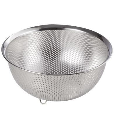 China Viable Professional Wholesale Multi Size Kitchen Utensils Food Grade Stainless Steel Sieve High Quality Spoon for sale