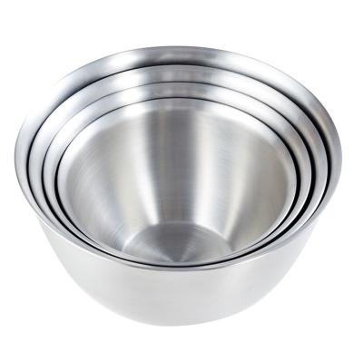 China High Quality Polished Modern Viable 304 Stainless Steel Soup Mixing Rice Bowl for Home and Restaurant for sale