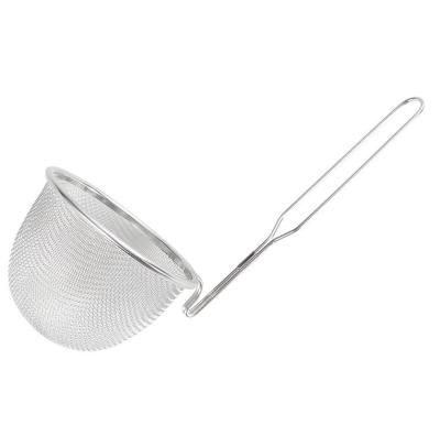 China Wholesale High Quality Viable Kitchen Household Colander Stainless Steel Handle Water Filter Colander for sale