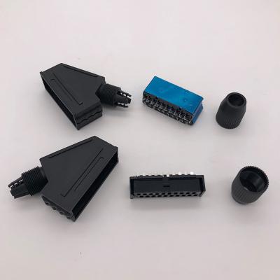 China audio & Factory Supply 21 Pins Video Male And Female Scart Connector for sale