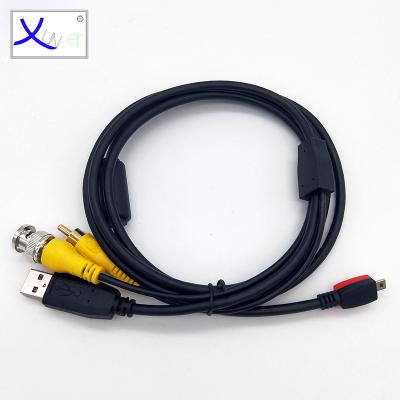 China Medical Device OEM Project RF Cable Generator Mini USB 8pin to BNC RCA Cable for sale