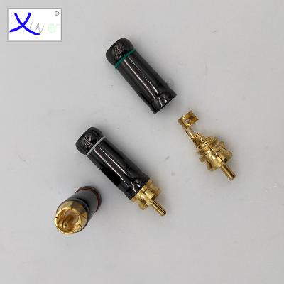 China audio & Gold Plated Male Video RCA Jack Connector For AV Video S/PDIF Connector for sale