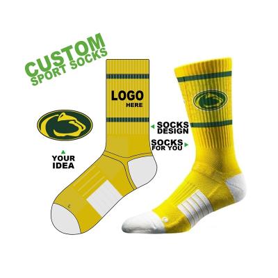 China NM-094 breathable made your own logo skate tube custom athletic socks sport design custom logo athletic socks for sale