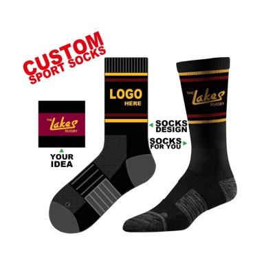 China NM-095 OEM Breathable Designer Made Your Own Logo Designer Sports Socks Personalized Sports Socks Custom Gym Socks for sale