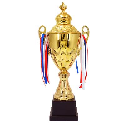 China Europe 2022 Souvenir Craft Award Metal Trophy Soccer Trophy Professional Manufacturers for sale