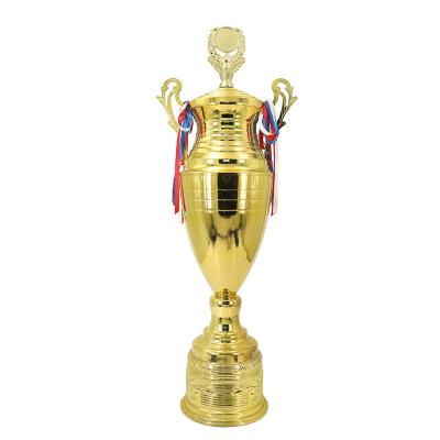 China Europe Latest Design Professional Souvenir Craft Big Metal Metal Award Soccer Trophy Cup for sale