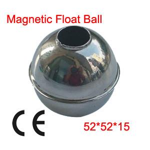 China 52X52X15mm Round Large Magnetic Stainless Steel 304 Float Ball for sale