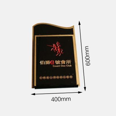 China Morden acrylic / perspex billboard plexiglass billboard wall mounted clear acrylic advertising display rack for sale