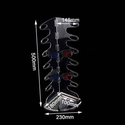 China Glasses Display Glasses Shop Clear Fashion Acrylic Display Stand Counter Glasses Rack Display Rack for sale