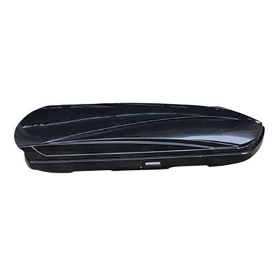 China As customer requirement durable waterproof vacuum forming ABS+ASA material 450L plastic cargo roof box for luggage storage car roof top box cargo box for sale