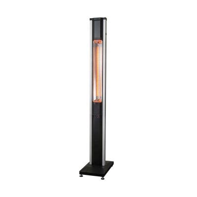 China Stored Remote Control Free Standing Infrared Outdoor Patio Heater Horizontal And Vertical Carbon Fiber Electric 1800W IP34 for sale