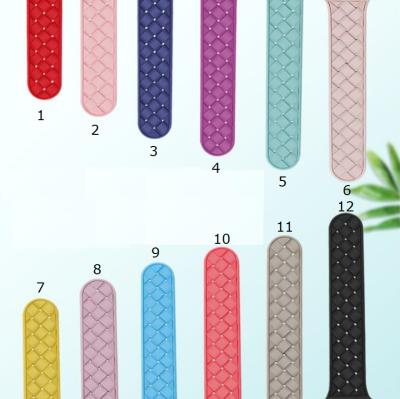 China For apple iwatch custom personality silicone woven watch straps for apple watch 6/5 for sale